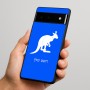 כיסוי בעיצוב אישי עם השם שלך לדגם - Google Pixel 6 Pro 5G בעיצוב קנגורו