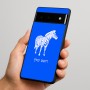 כיסוי בעיצוב אישי עם השם שלך לדגם - Google Pixel 6 Pro 5G בעיצוב זברה