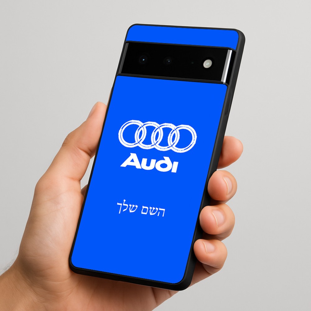 כיסוי בעיצוב אישי עם השם שלך לדגם - Google Pixel 6 Pro 5G בעיצוב אאודי