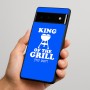כיסוי בעיצוב אישי עם השם שלך לדגם - Google Pixel 6 Pro 5G בעיצוב מלך הגריל