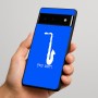כיסוי בעיצוב אישי עם השם שלך לדגם - Google Pixel 6 Pro 5G בעיצוב סקסופון