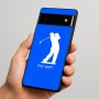 כיסוי בעיצוב אישי עם השם שלך לדגם - Google Pixel 6 Pro 5G בעיצוב שחקן גולף