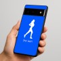 כיסוי בעיצוב אישי עם השם שלך לדגם - Google Pixel 6 Pro 5G בעיצוב רץ רץ אישה