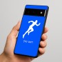 כיסוי בעיצוב אישי עם השם שלך לדגם - Google Pixel 6 Pro 5G בעיצוב רץ