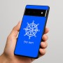 כיסוי בעיצוב אישי עם השם שלך לדגם - Google Pixel 6 Pro 5G בעיצוב הגה - קפטן - ים