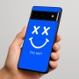 כיסוי בעיצוב אישי עם השם שלך לדגם - Google Pixel 6 Pro 5G בעיצוב סמיילי