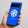 כיסוי בעיצוב אישי עם השם שלך לדגם - Google Pixel 6 Pro 5G בעיצוב שלג
