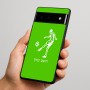 כיסוי בעיצוב אישי עם השם שלך לדגם - Google Pixel 6 Pro 5G בעיצוב שחקן כדורגל