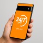 כיסוי בעיצוב אישי עם השם שלך לדגם - Google Pixel 6 Pro 5G בעיצוב 24 ביולי