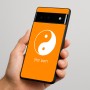 כיסוי בעיצוב אישי עם השם שלך לדגם - Google Pixel 6 Pro 5G בעיצוב סמל יינג יאנג