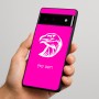 כיסוי בעיצוב אישי עם השם שלך לדגם - Google Pixel 6 Pro 5G בעיצוב ראש נשר