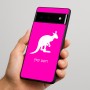 כיסוי בעיצוב אישי עם השם שלך לדגם - Google Pixel 6 Pro 5G בעיצוב קנגורו