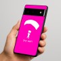 כיסוי בעיצוב אישי עם השם שלך לדגם - Google Pixel 6 Pro 5G בעיצוב צניחה חופשית