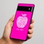 כיסוי בעיצוב אישי עם השם שלך לדגם - Google Pixel 6 Pro 5G בעיצוב הדפס תפוח