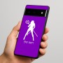 כיסוי בעיצוב אישי עם השם שלך לדגם - Google Pixel 6 Pro 5G בעיצוב אישה שטן