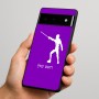 כיסוי בעיצוב אישי עם השם שלך לדגם - Google Pixel 6 Pro 5G בעיצוב לוחם סייף