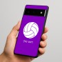 כיסוי בעיצוב אישי עם השם שלך לדגם - Google Pixel 6 Pro 5G בעיצוב כדור כדורעף