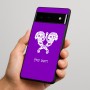כיסוי בעיצוב אישי עם השם שלך לדגם - Google Pixel 6 Pro 5G בעיצוב פרחי קרן