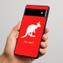 כיסוי בעיצוב אישי עם השם שלך לדגם - Google Pixel 6 Pro 5G בעיצוב קנגורו