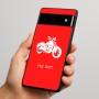 כיסוי בעיצוב אישי עם השם שלך לדגם - Google Pixel 6 Pro 5G בעיצוב הארלי-דיווידסון