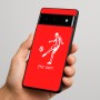 כיסוי בעיצוב אישי עם השם שלך לדגם - Google Pixel 6 Pro 5G בעיצוב שחקן כדורגל