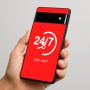 כיסוי בעיצוב אישי עם השם שלך לדגם - Google Pixel 6 Pro 5G בעיצוב 24 ביולי