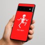 כיסוי בעיצוב אישי עם השם שלך לדגם - Google Pixel 6 Pro 5G בעיצוב סקלטון
