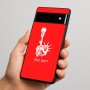 כיסוי בעיצוב אישי עם השם שלך לדגם - Google Pixel 6 Pro 5G בעיצוב פסל החירות