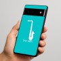 כיסוי בעיצוב אישי עם השם שלך לדגם - Google Pixel 6 Pro 5G בעיצוב סקסופון