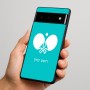כיסוי בעיצוב אישי עם השם שלך לדגם - Google Pixel 6 Pro 5G בעיצוב פינג פונג