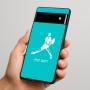 כיסוי בעיצוב אישי עם השם שלך לדגם - Google Pixel 6 Pro 5G בעיצוב שחקן טניס