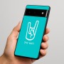 כיסוי בעיצוב אישי עם השם שלך לדגם - Google Pixel 6 Pro 5G בעיצוב יד סלע
