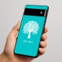 כיסוי בעיצוב אישי עם השם שלך לדגם - Google Pixel 6 Pro 5G בעיצוב עץ
