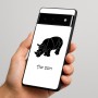 כיסוי בעיצוב אישי עם השם שלך לדגם - Google Pixel 6 Pro 5G בעיצוב קרנף