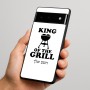 כיסוי בעיצוב אישי עם השם שלך לדגם - Google Pixel 6 Pro 5G בעיצוב מלך הגריל