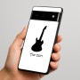 כיסוי בעיצוב אישי עם השם שלך לדגם - Google Pixel 6 Pro 5G בעיצוב גיטרה