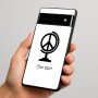 כיסוי בעיצוב אישי עם השם שלך לדגם - Google Pixel 6 Pro 5G בעיצוב גלובוסי שלום