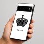 כיסוי בעיצוב אישי עם השם שלך לדגם - Google Pixel 6 Pro 5G בעיצוב כתר מלכותי