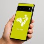כיסוי בעיצוב אישי עם השם שלך לדגם - Google Pixel 6 Pro 5G בעיצוב רוכב טרקטורונים