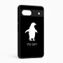 כיסוי בעיצוב אישי עם השם שלך לדגם - Google Pixel 6a 5G בעיצוב פינגווין