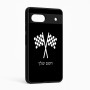 כיסוי בעיצוב אישי עם השם שלך לדגם - Google Pixel 6a 5G בעיצוב דגל המירוץ