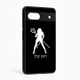 כיסוי בעיצוב אישי עם השם שלך לדגם - Google Pixel 6a 5G בעיצוב אישה שטן