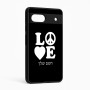 כיסוי בעיצוב אישי עם השם שלך לדגם - Google Pixel 6a 5G בעיצוב אהבה