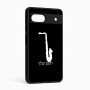 כיסוי בעיצוב אישי עם השם שלך לדגם - Google Pixel 6a 5G בעיצוב סקסופון