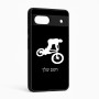 כיסוי בעיצוב אישי עם השם שלך לדגם - Google Pixel 6a 5G בעיצוב רוכב אופניים