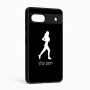 כיסוי בעיצוב אישי עם השם שלך לדגם - Google Pixel 6a 5G בעיצוב רץ רץ אישה