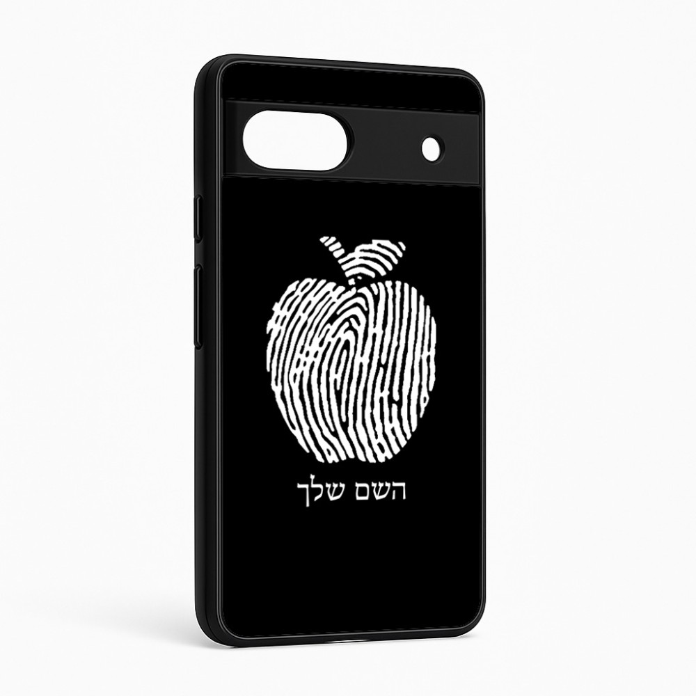 כיסוי בעיצוב אישי עם השם שלך לדגם - Google Pixel 6a 5G בעיצוב הדפס תפוח