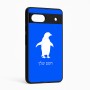כיסוי בעיצוב אישי עם השם שלך לדגם - Google Pixel 6a 5G בעיצוב פינגווין