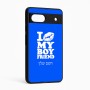 כיסוי בעיצוב אישי עם השם שלך לדגם - Google Pixel 6a 5G בעיצוב נשקי את חבר שלי