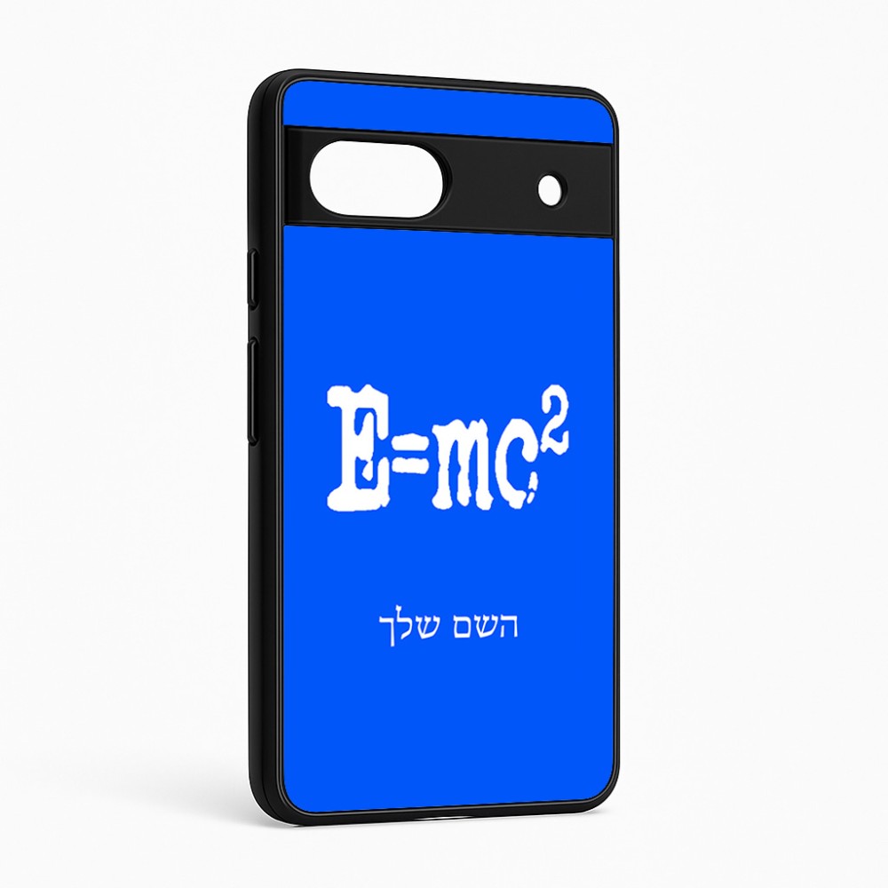 כיסוי בעיצוב אישי עם השם שלך לדגם - Google Pixel 6a 5G בעיצוב נוסחת אלברט איינשטיין